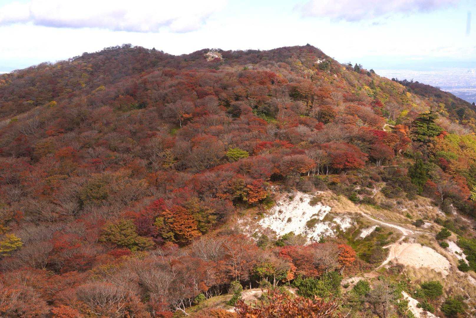 北山-岩ヶ峰-釈迦ヶ岳-仙香山-北仙香山-三池岳 周回コースの写真
