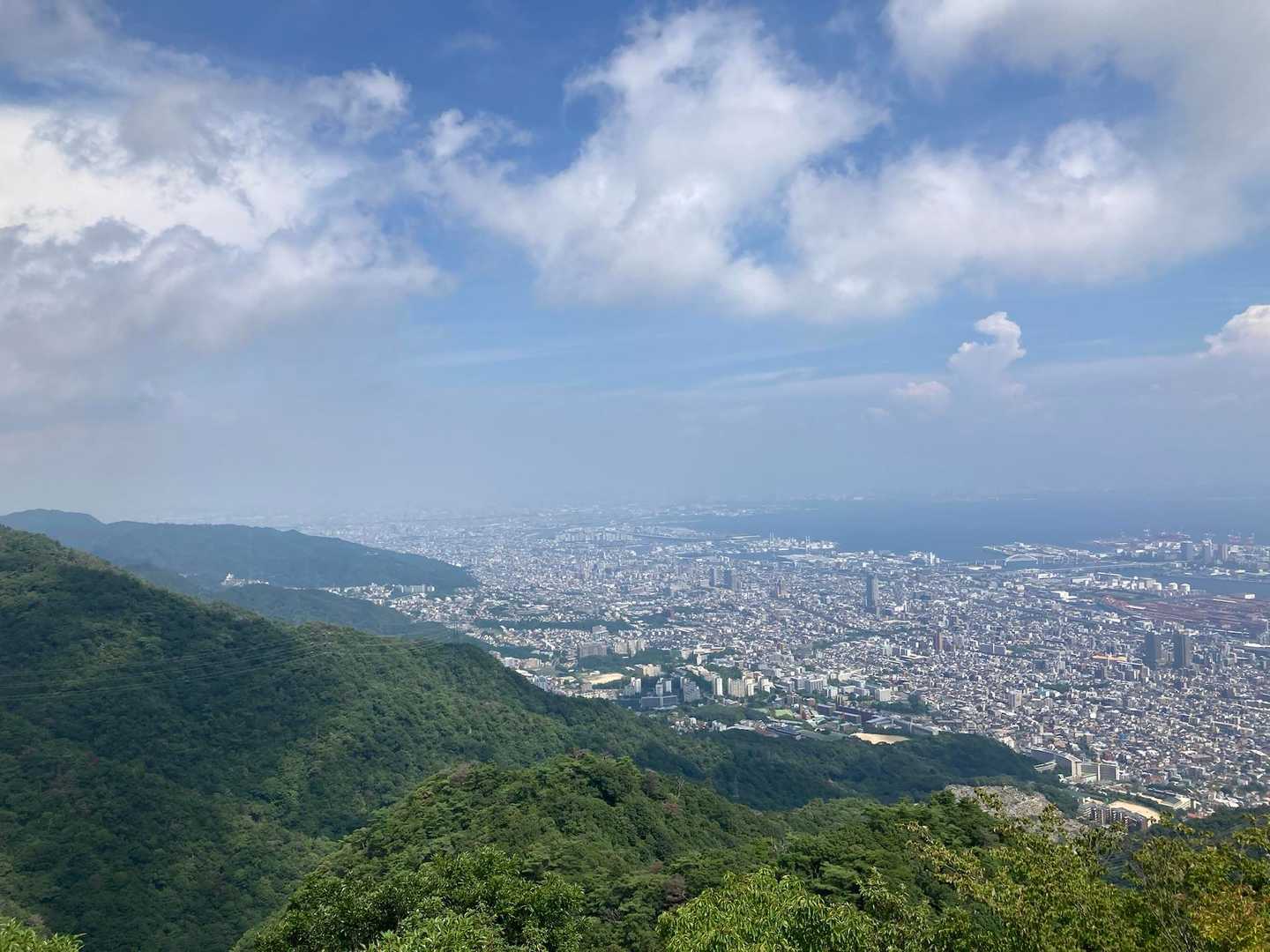 新神戸駅-滝山城跡登山口-上野道登山口 縦走コースの写真