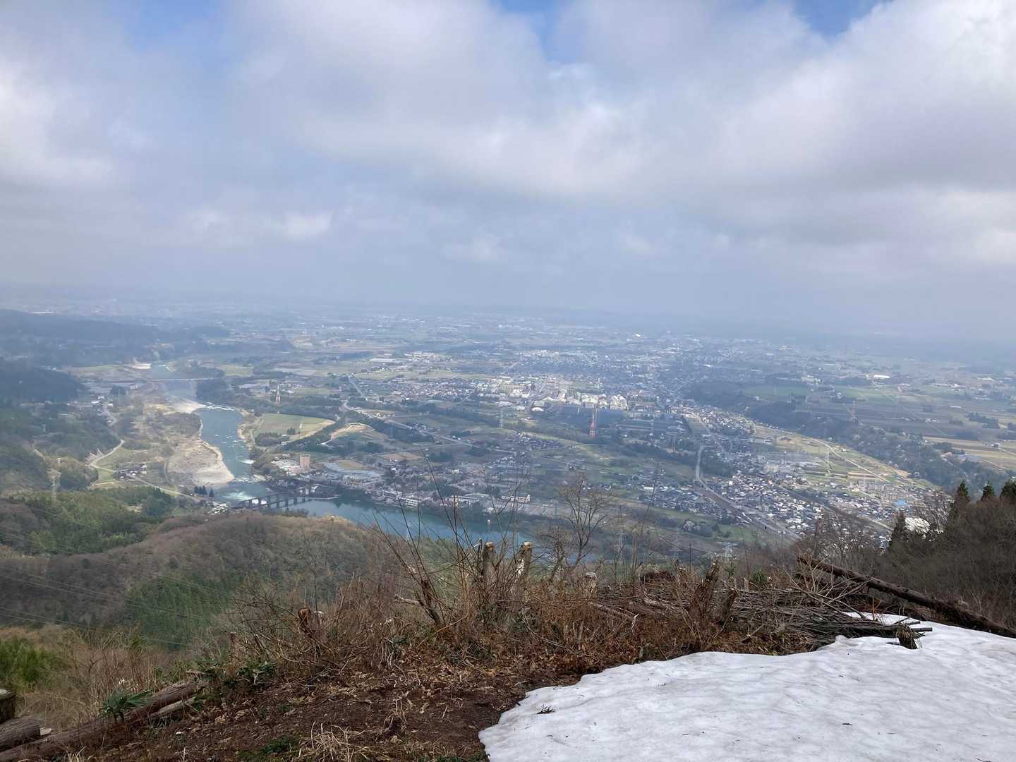 大乗悟山から笹津山に行った時の景色✨