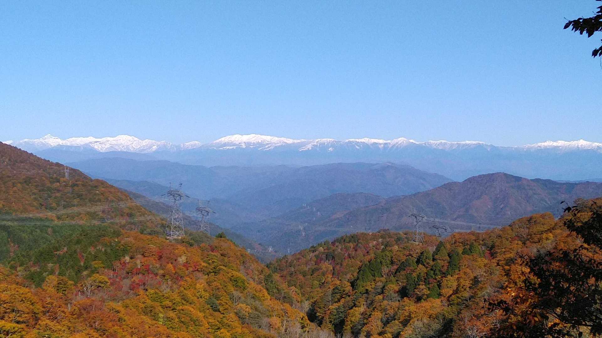 登山口に戻る手前に　最後の絶景