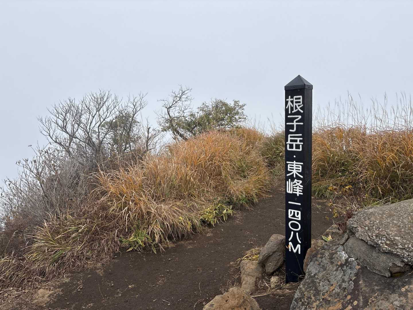 根子岳東峰往復 | ギザギザ形の山を目指して。登り切った先の絶景への写真