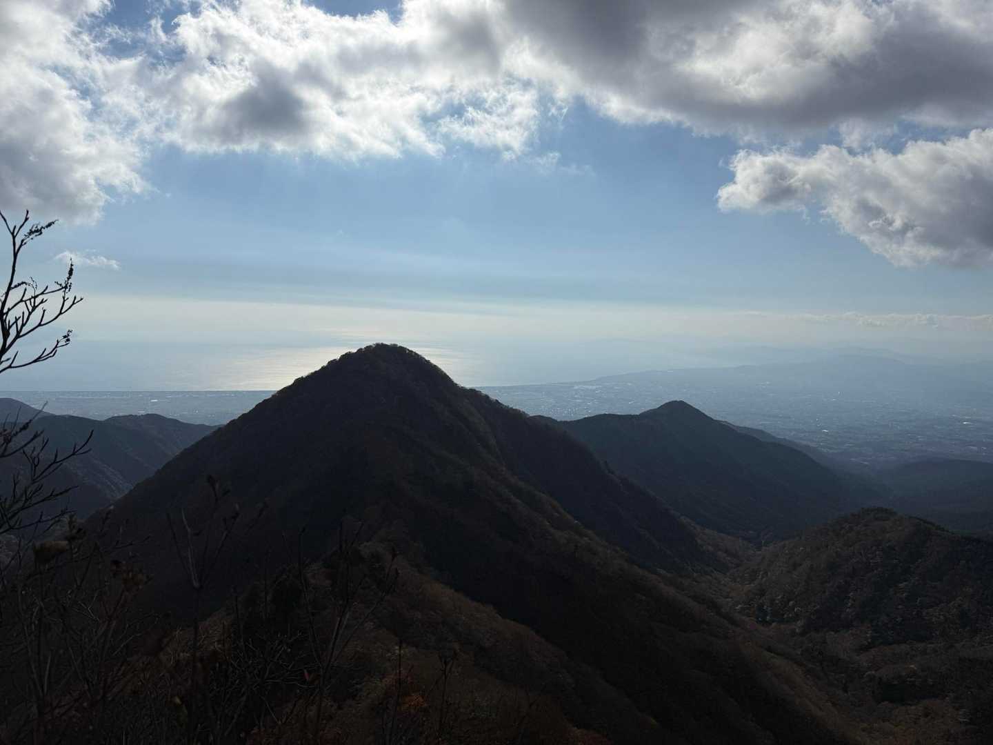十里木高原バス停-越前岳-呼子岳 往復コースの写真