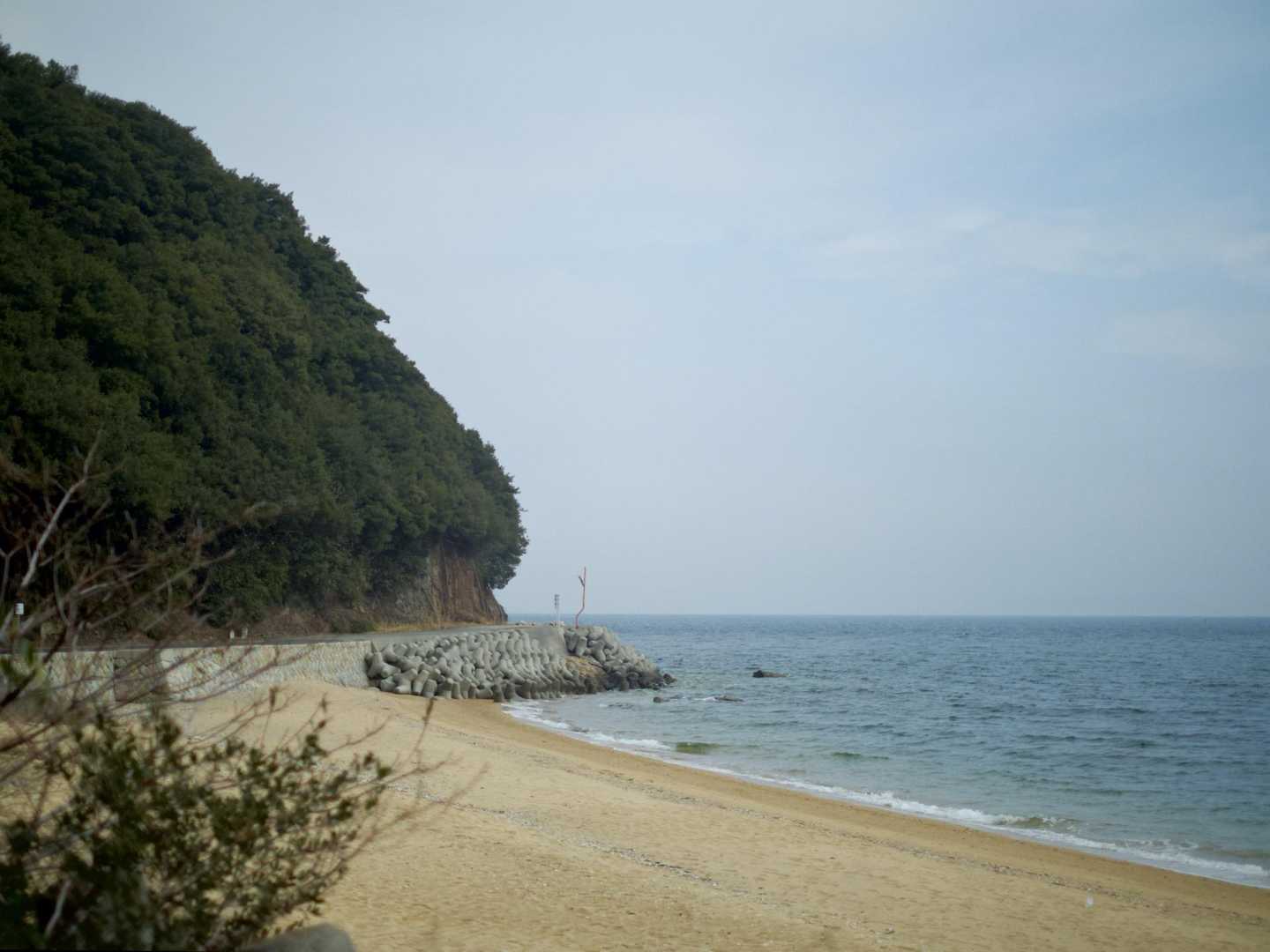 このまま海岸沿いを歩きます。