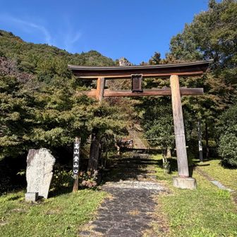 鳥居⛩️🙏をくぐりスタート