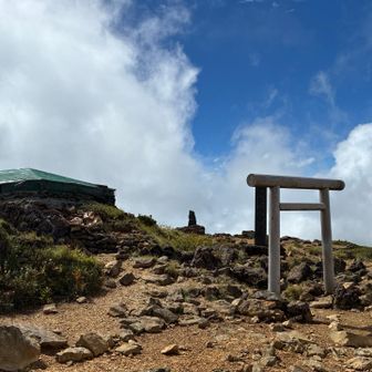 山頂です