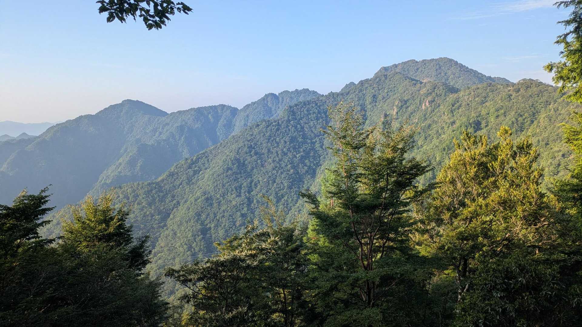行仙岳・笠捨山登山口-行仙岳-笠捨越-笠捨山-行仙宿登山口 周回コースの写真
