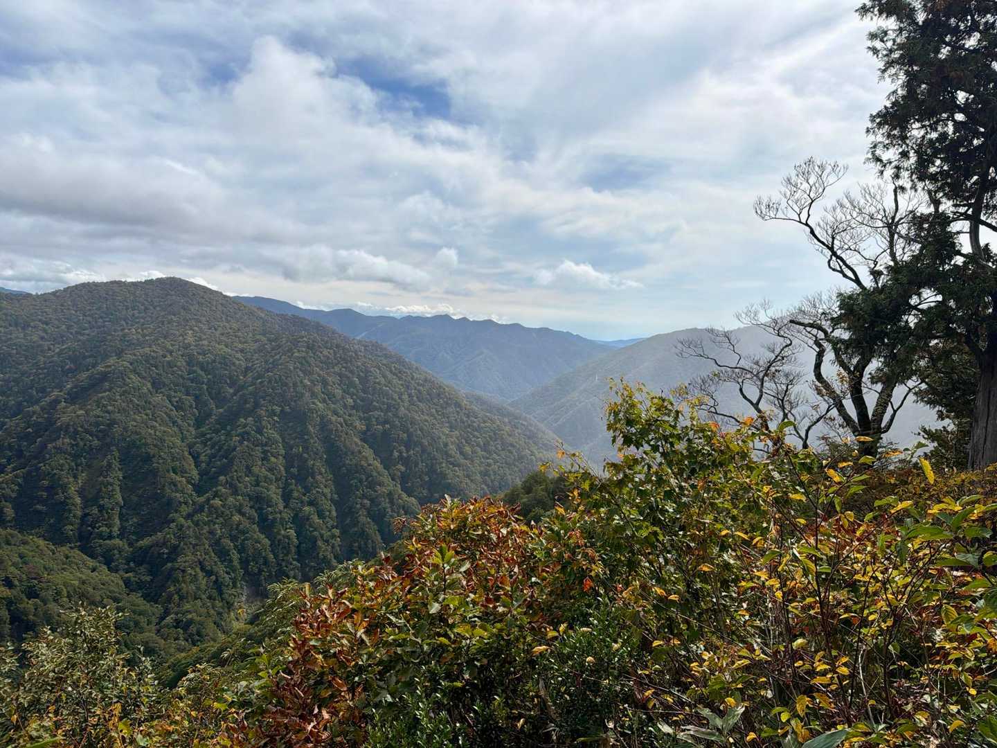熊穴沢ノ頭-天狗の留まり場-谷川岳-一ノ倉岳-茂倉岳-武能 縦走コースの写真