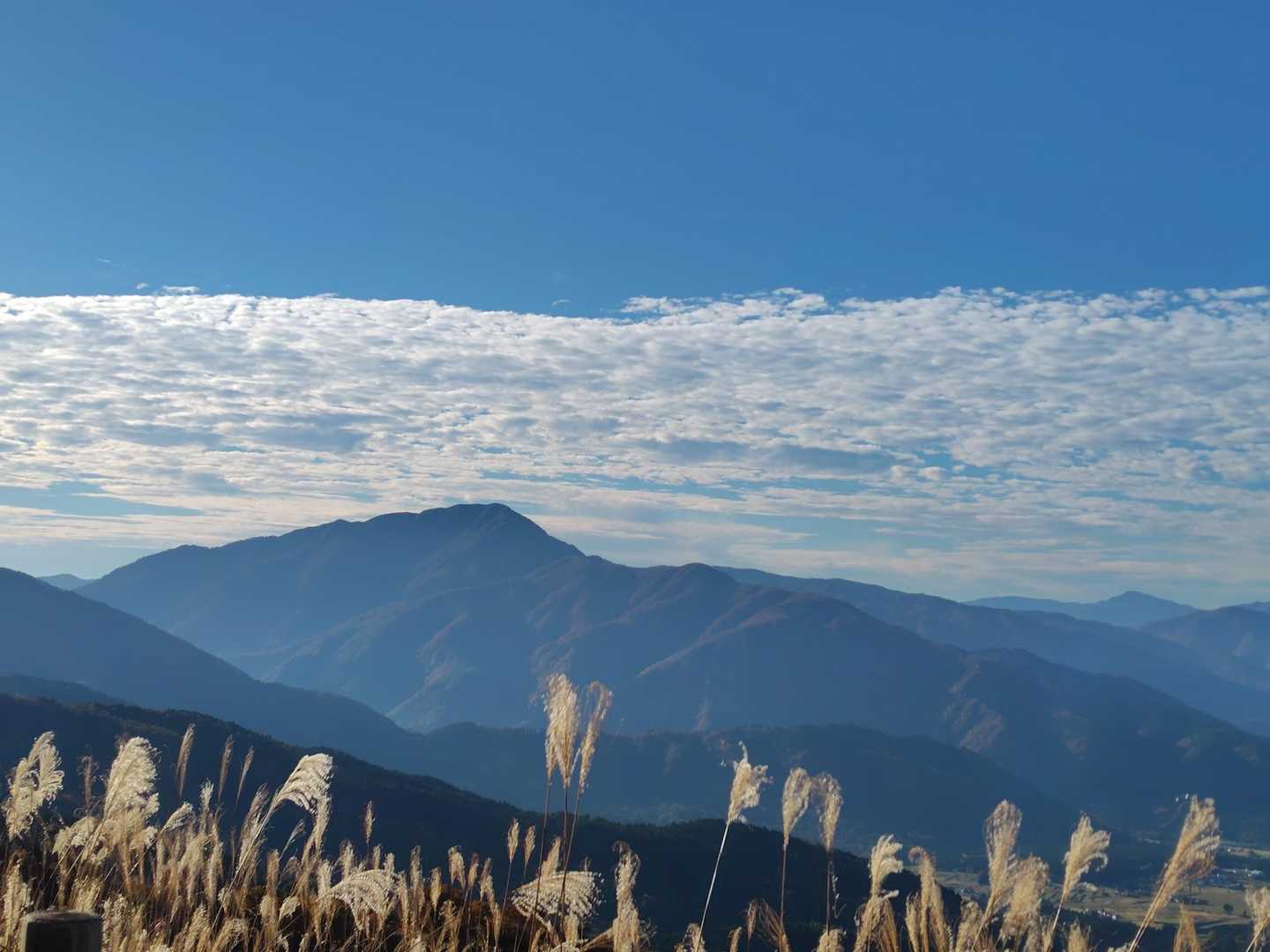 展望台から荒島岳👀