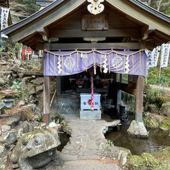 ここでお金を洗ったりするんですね。
電子決済の多い現代、スマホを洗ってみては？
…とか考えちゃう私には、たぶん御利益は来ない。