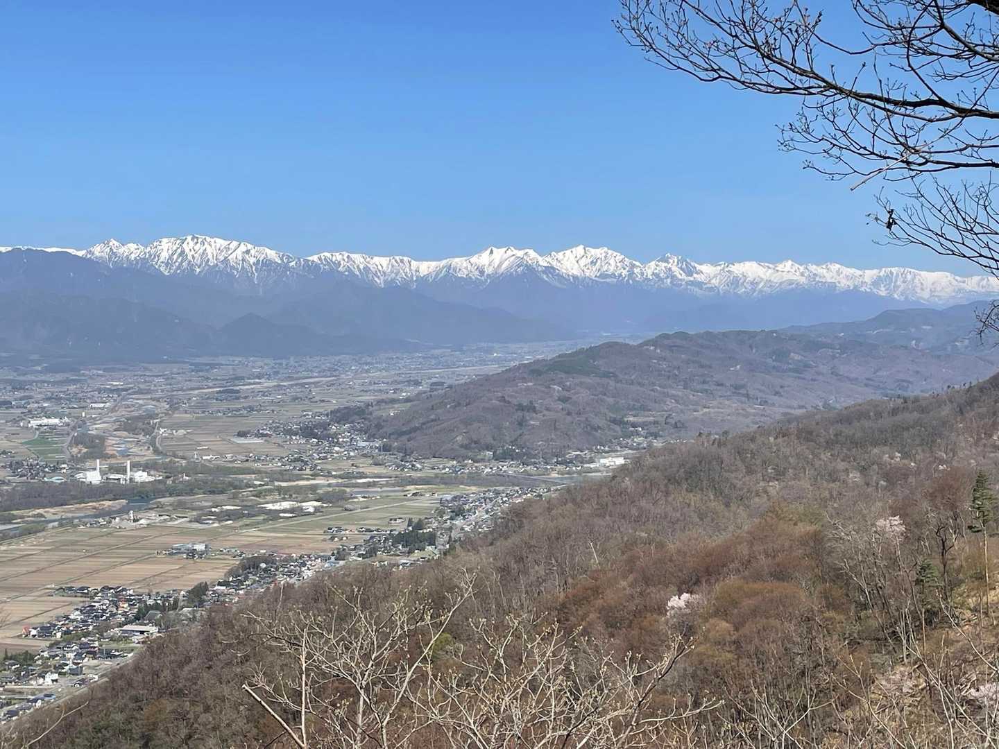 光城山登山口-光城山-烏帽子峰-長峰山 往復コースの写真