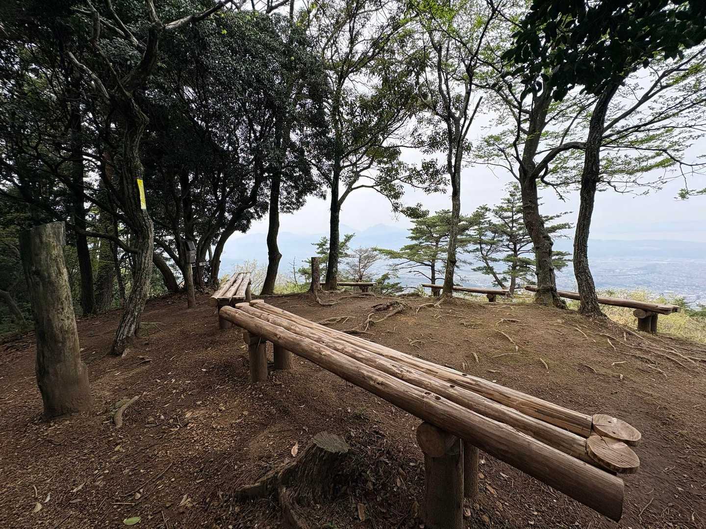 誰もいない第二展望所全貌
ベンチがたくさんできててありがたい🙏💕