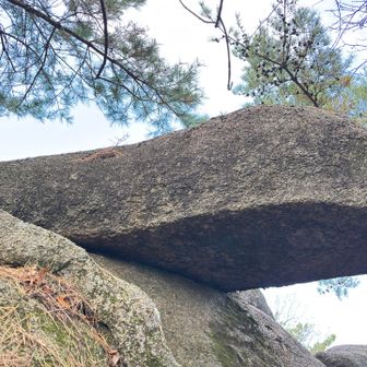 大砲岩
大砲みたいに張り出しているから⁉️

あと八畳岩もあったけど撮り忘れ🤷🏻