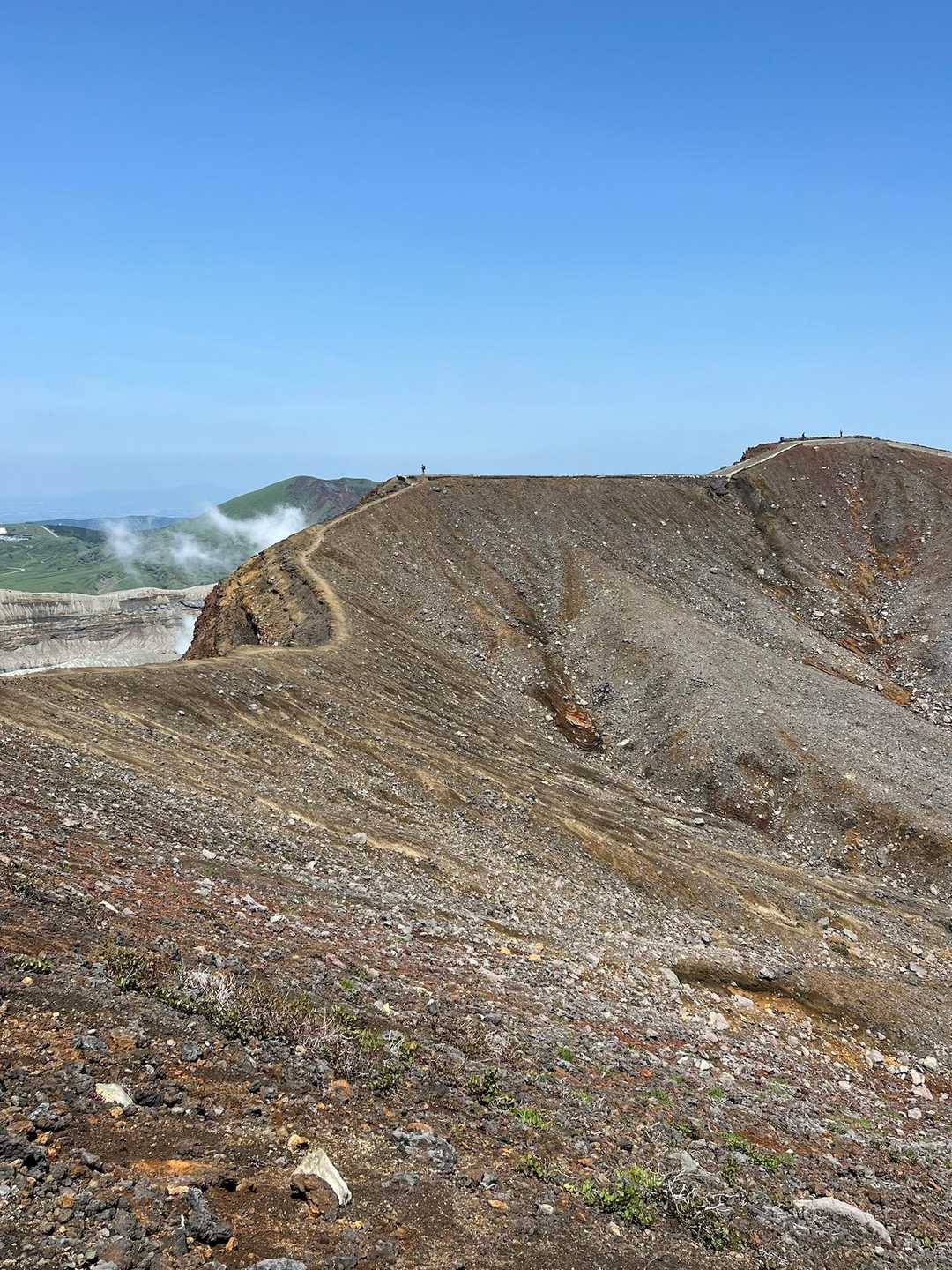 仙酔峡登山口-中岳-馬の背 往復コースの写真