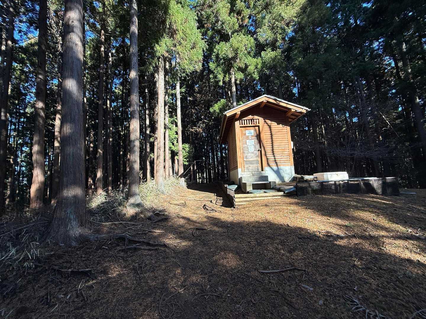 鳥居原ふれあいの館バス停-権現平-南山 往復コースの写真