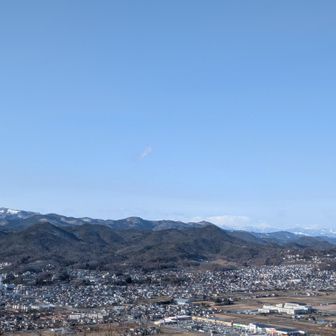 見晴台から上山市内