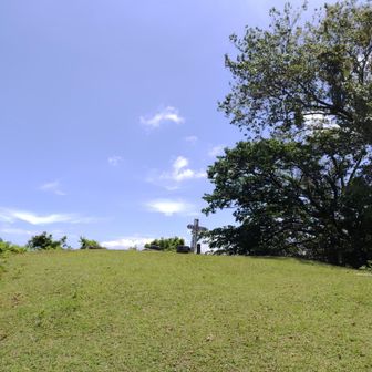 発端丈山山頂は芝生で気持ちが良い