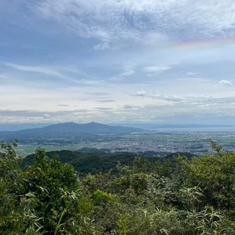 丸山展望台
彩雲が写ってますね