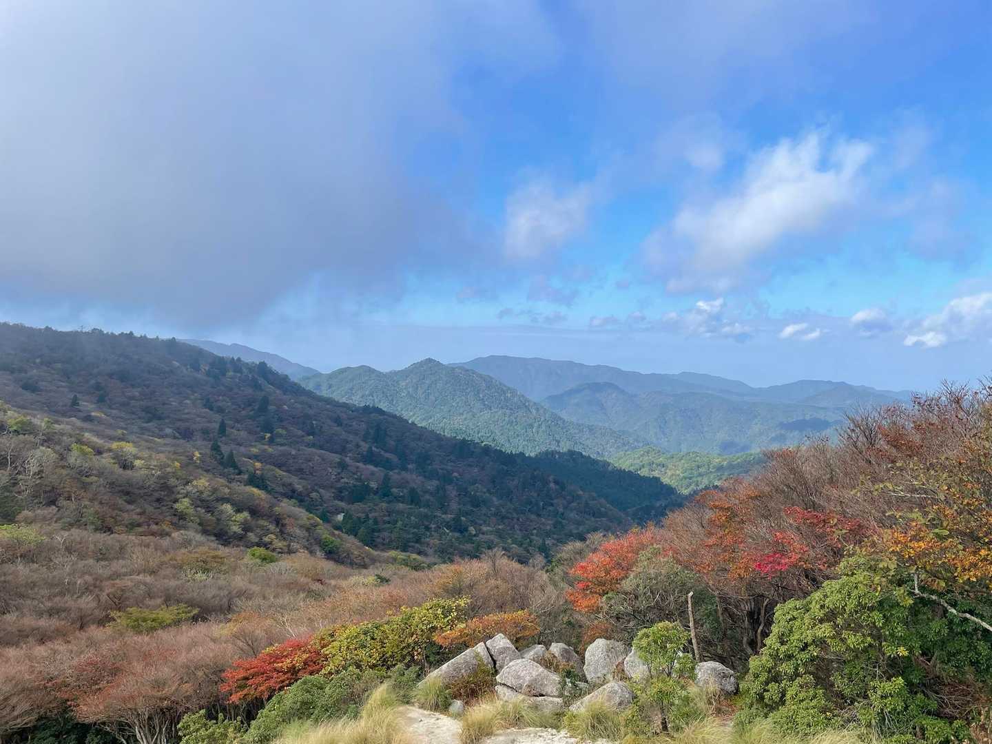 北山-岩ヶ峰-釈迦ヶ岳-仙香山-北仙香山-三池岳 周回コースの写真