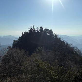天狗岩からの大天井岳