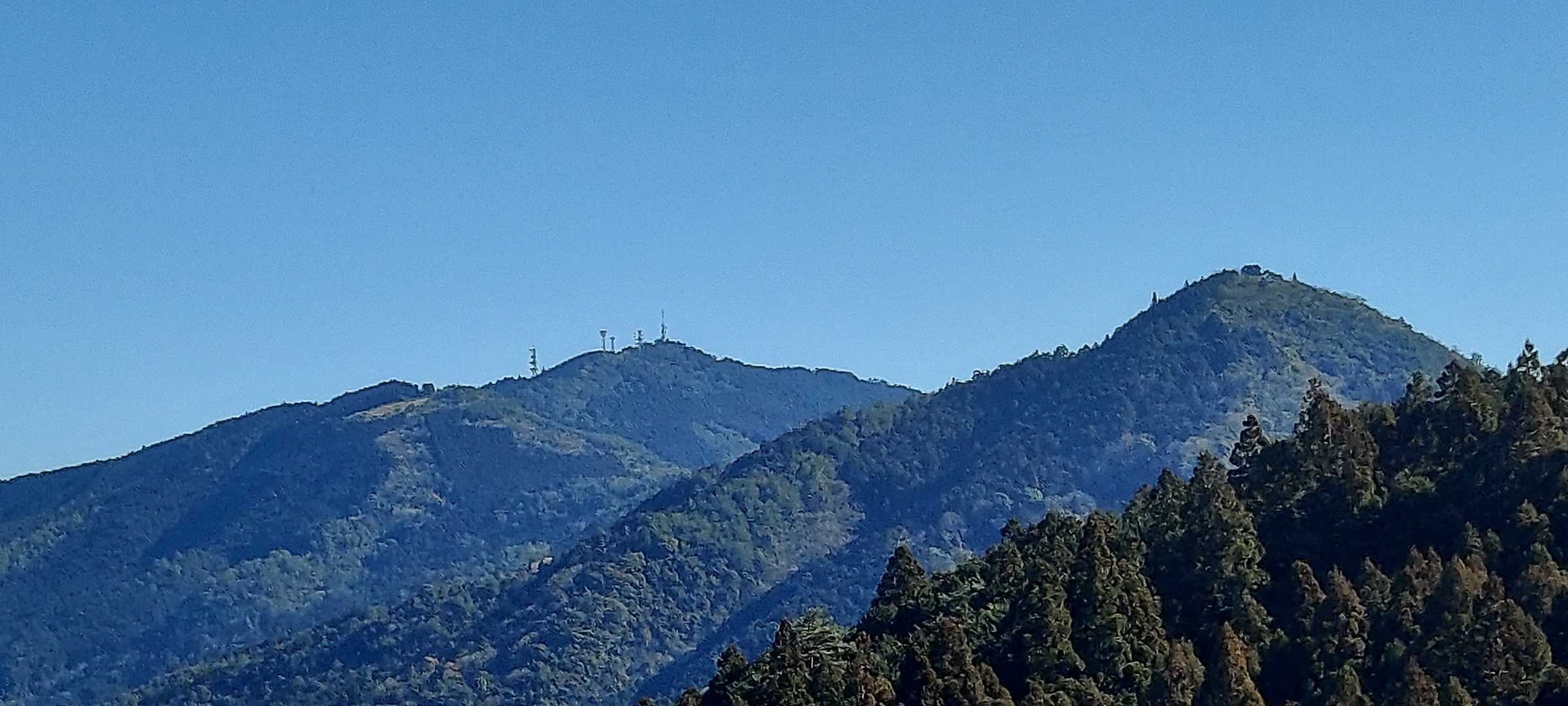 この角度の勝森と虚空蔵山いい感じですねぇ☺️