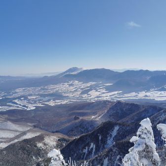 四阿山山頂③ ガトーショコラの浅間山。あちらも今日はバッチリだろな