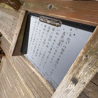 展望台に深田久弥さまの説明板がありました。