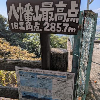 八幡山最高点も寄りました