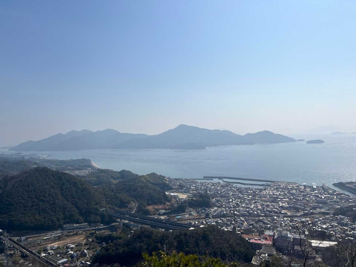 玖波駅-行者山-傘山登山口-傘山 周回コースの写真