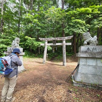 飯縄山登山は2年ぶりの妹と