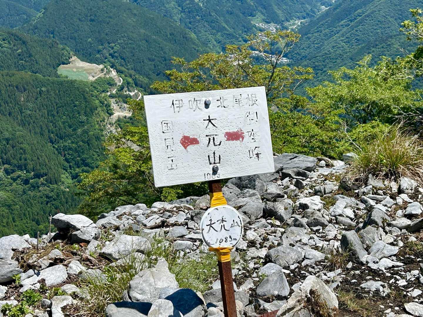 続いて本日2座目の大禿山に登頂▲