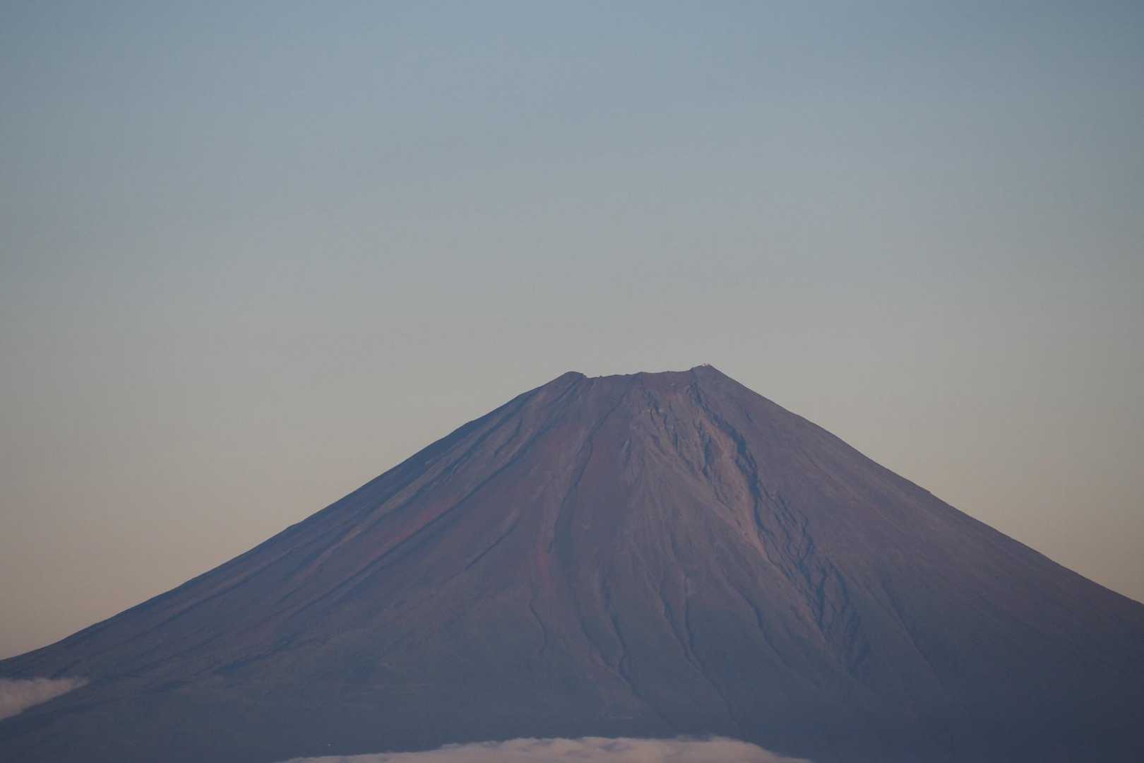 望遠レンズ富士山