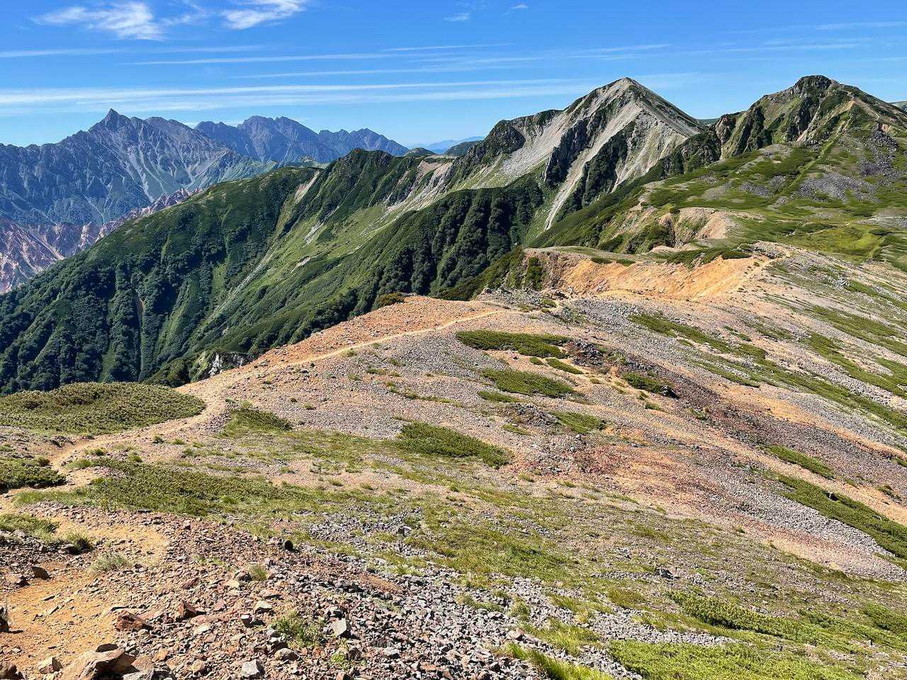 【JAPAN TRAIL】北アルプス縦走路⑩（烏帽子岳 - 三俣蓮華岳）の写真