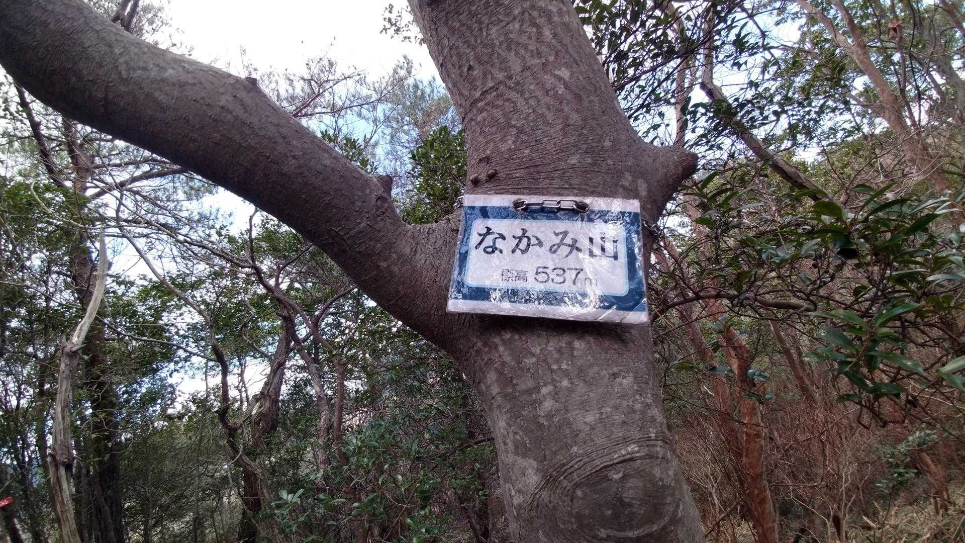 一瞬で、なかみ山に到着～😆
ここも双子山、オムシャヌプリですね！
内地の山はポコでも沢山名前がついているので、数が多い訳ですね😆