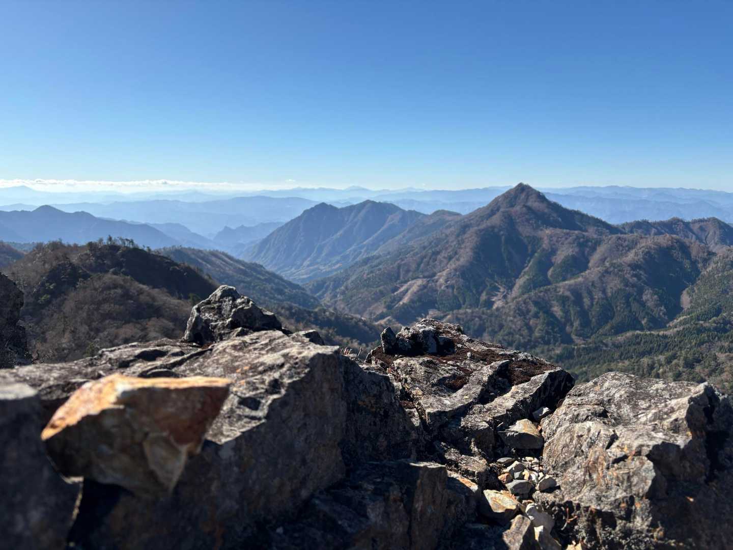 鹿納山登山口-鹿納谷登山口-鹿納山 往復コースの写真