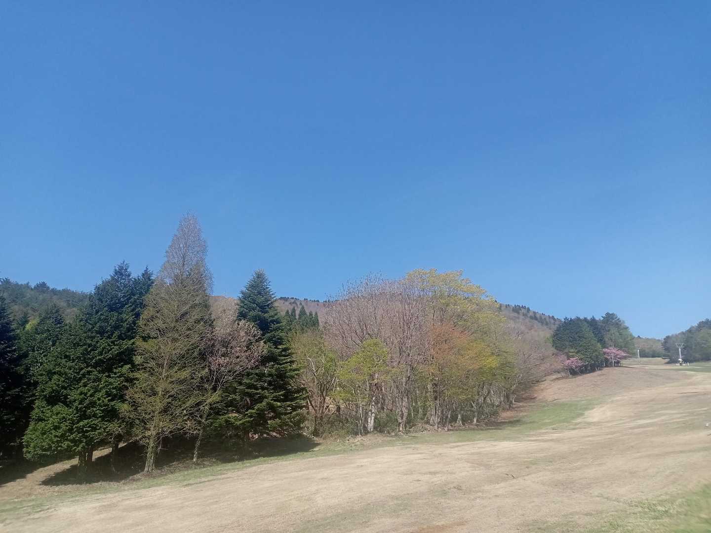 スキー場から恐羅漢山方面を見上げて。
綺麗なブルー✨
この後無事に駐車場まで。
そして滋賀へ帰還ドライブ🚗