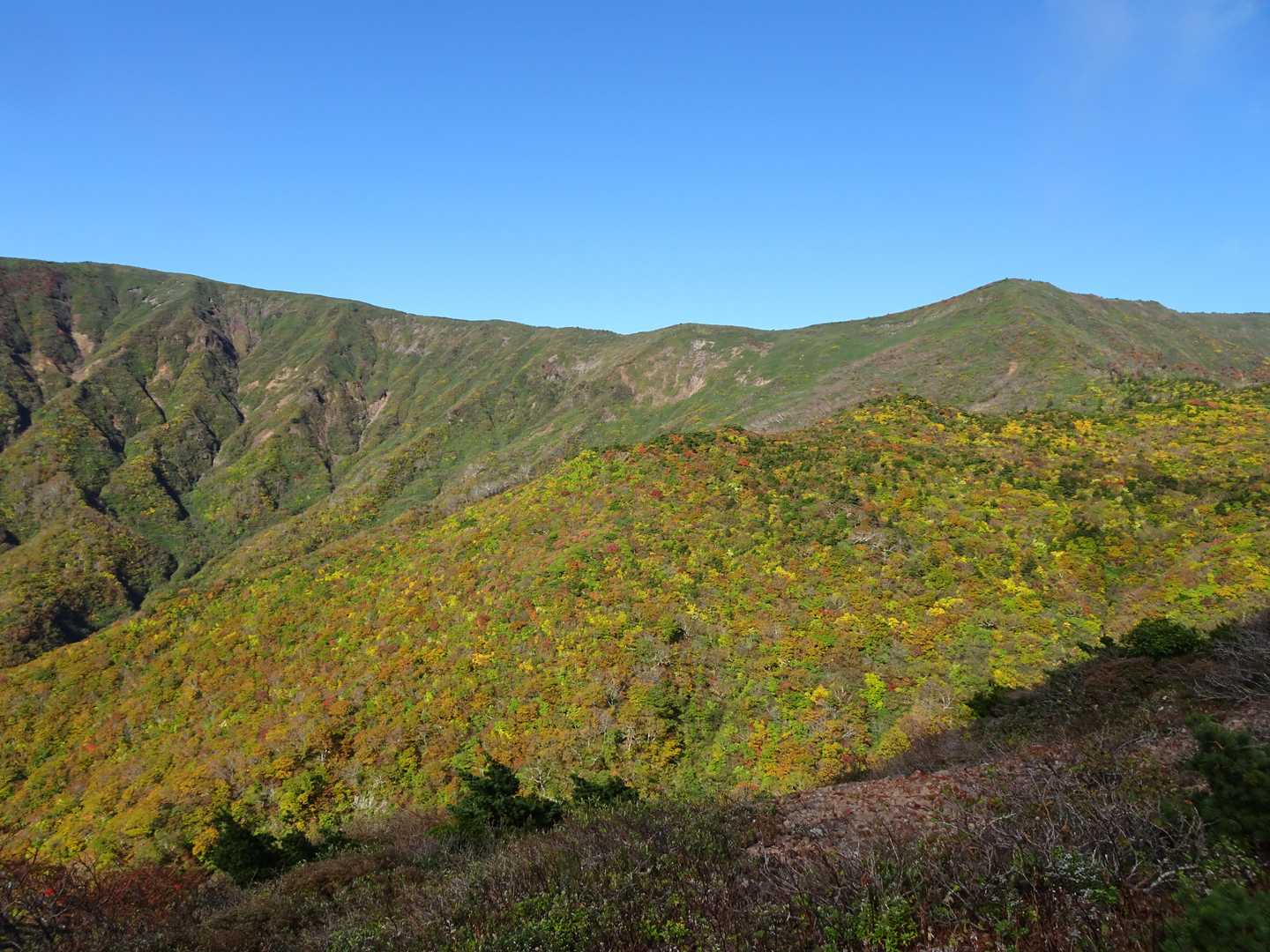 屏風岳の紅葉