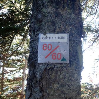丸黒山に到着