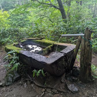 復路にはこの水に助けられました