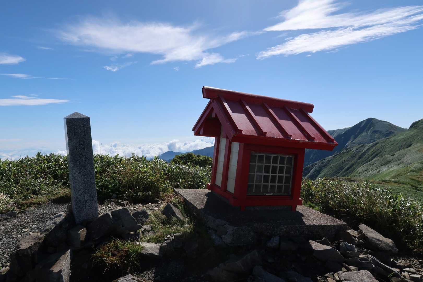 門内岳 山頂
