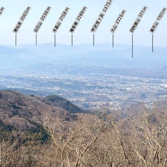 甲武信ヶ岳 標高2,475m⛰️