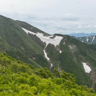 稜線から景色最高👍