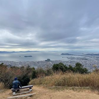 五井山に到着。見晴らし抜群です。