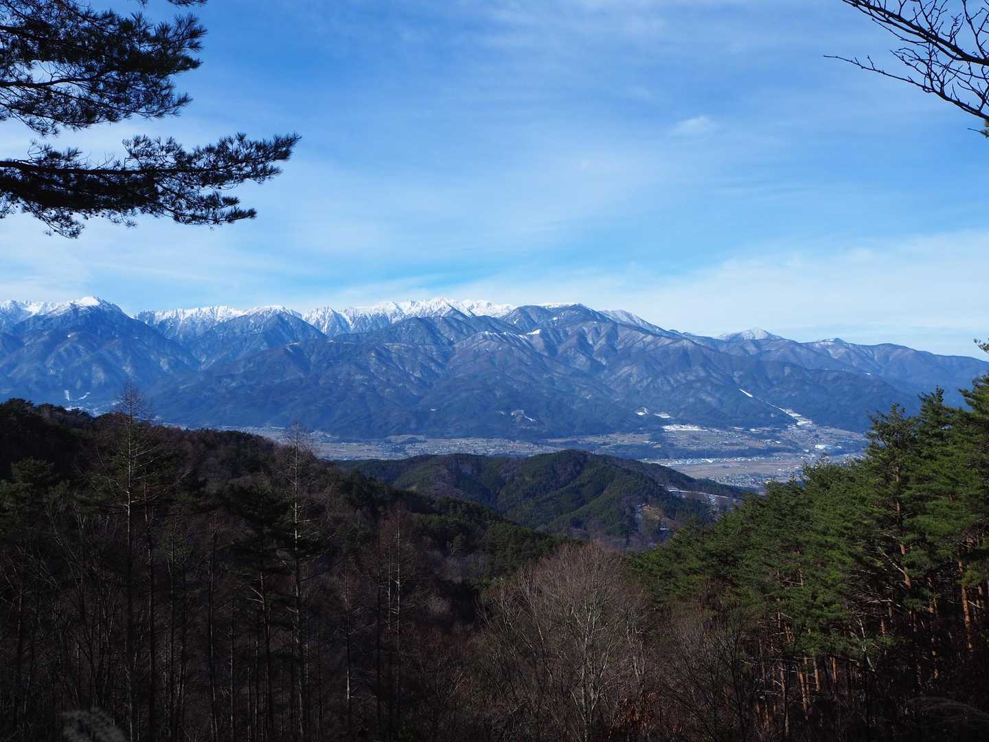 “つが平”からの中央アルプス