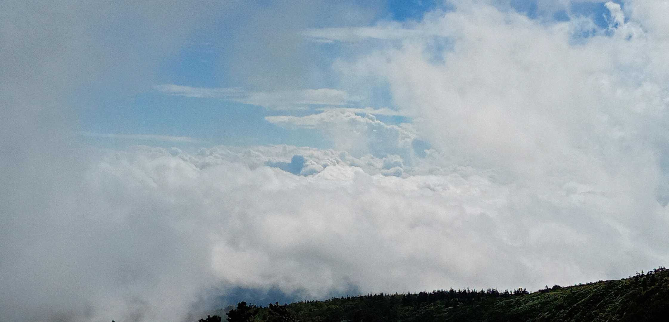 雲海☁☁☁☁☁
凄い✨凄い✨

お楽しみいただけましたか⁉️

でも、写真じゃわからないですよね〜😅凄さ💦💦

今日はこれ見れただけで、来てよかった～🎶