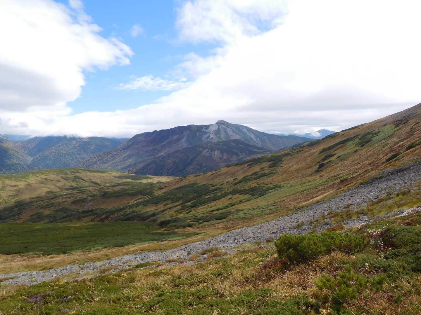 薬師岳登山口-五光岩ベンチ-北ノ俣岳 往復コースの写真