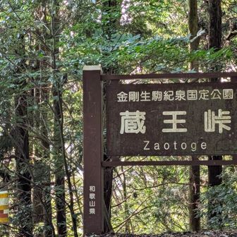 家を6:30出発
道の駅かつらぎ西で🚻

金剛生駒紀泉国定公園の
蔵王峠からのぼります