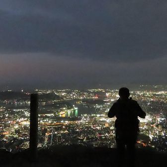 日が暮れて、夜景本番