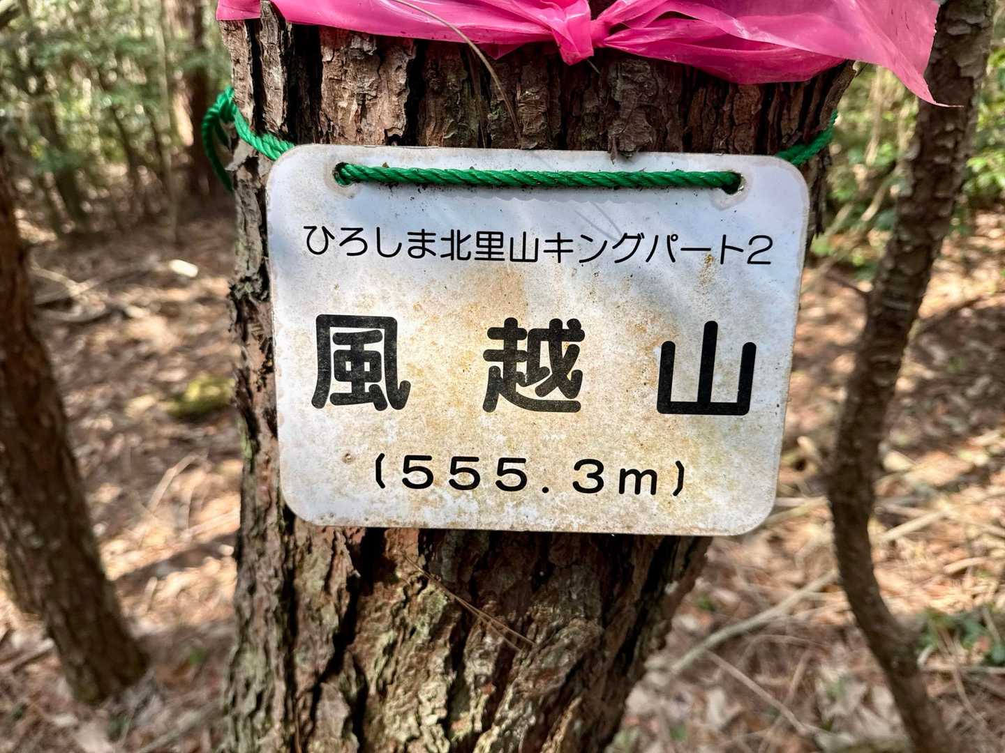 風越山に登頂です！
