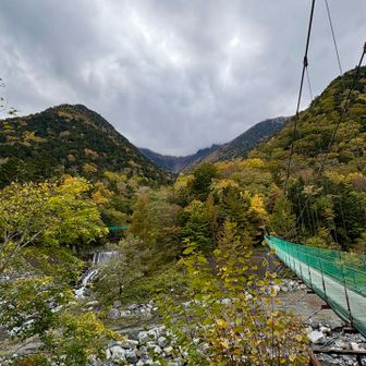 北岳方面は雲で見えません。