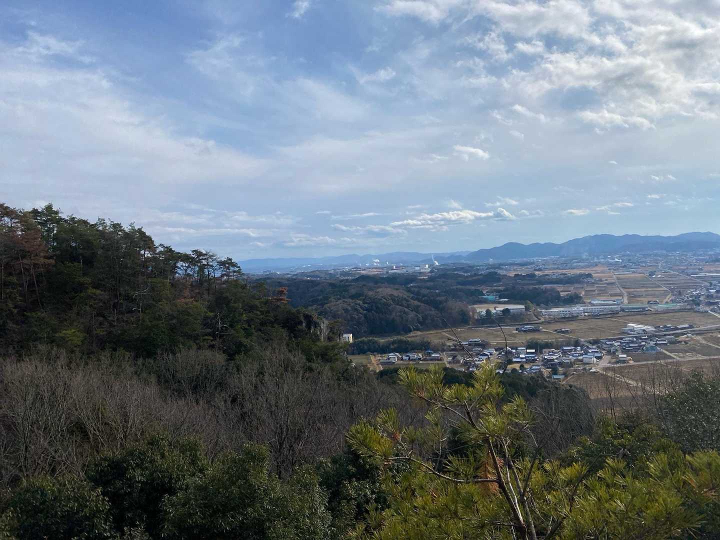 清水寺-梨割山-加治田城址 往復コースの写真